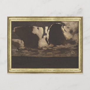 Mondschein, 1887 postkarte