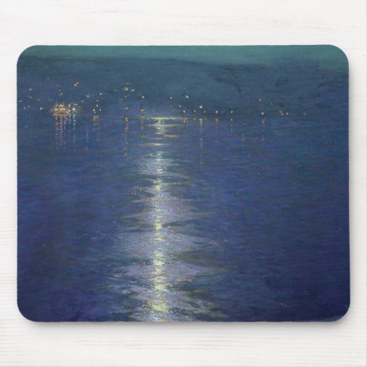 Mondschein auf dem Fluss, 1919 Mousepad (Vorne)