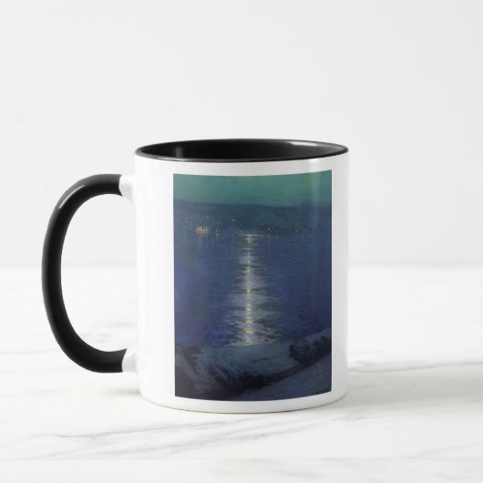 Mondschein auf dem Fluss, 1919 Tasse (Links)