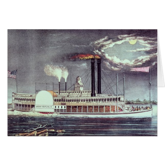 Mondschein auf dem Mississippi (Vorderseite (Horizontal))