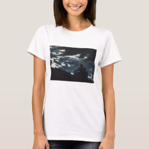 Mondschein auf dem Wasser T-Shirt