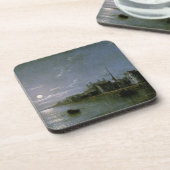 Mondschein auf der Themse Getränkeuntersetzer (Linke Seite)