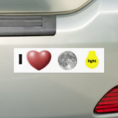 Mondschein der Liebe I Autoaufkleber (Auf Auto)