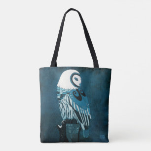 Mondschein-Eulen-Kunst Tasche