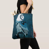 Mondschein-Eulen-Kunst Tasche (Von Nahem)