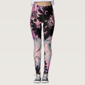 Mondschein-Garten Leggings (Vorderseite)