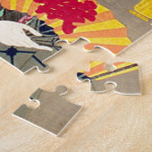 Mondschein-Geisha-Japaner Woodblock Ukiyo-e Puzzle (Seite)