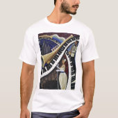 Mondschein-Jazz-T - Shirt (Vorderseite)