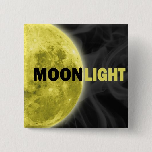 Mondschein-Knopf Button (Vorderseite)