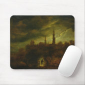Mondschein-Landschaft Mousepad (Mit Mouse)