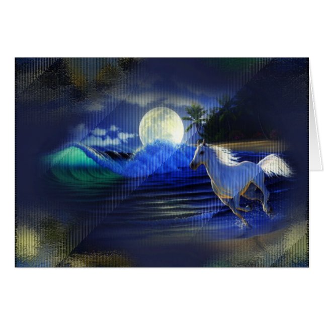 Mondschein-Laufkarte (Vorderseite (Horizontal))