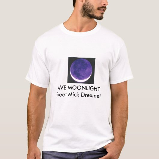 Mondschein-Nachthemd T-Shirt (Vorderseite)