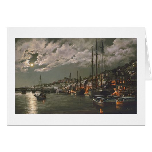 Mondschein Pauls McGehee "altes Georgetown durch" (Vorderseite (Horizontal))