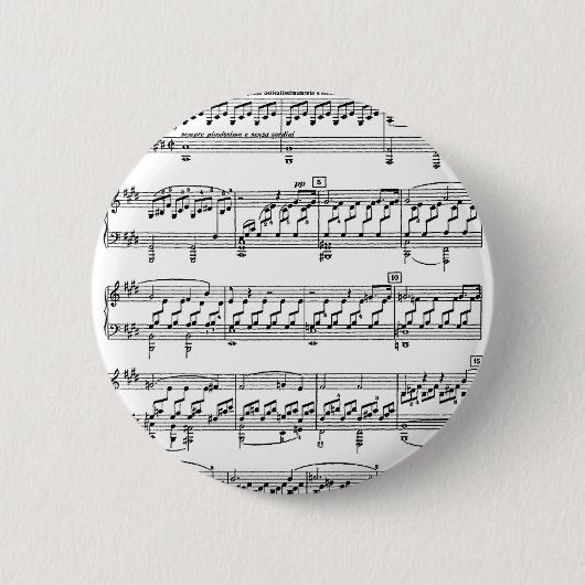 Mondschein-Sonate-Ludwig-Beethoven Button (Vorderseite)