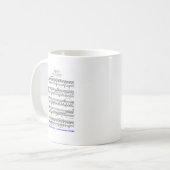Mondschein-Sonate-Ludwig-Beethoven Kaffeetasse (Vorderseite Links)