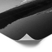 Mondschein über Hood, Oregon Poster (Ecke)