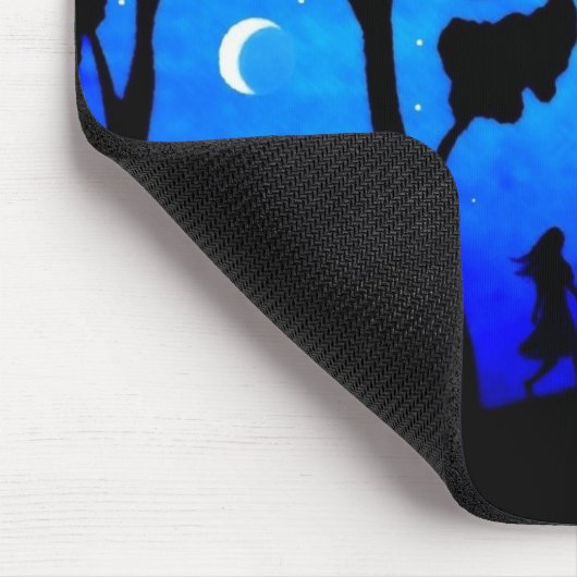 Mondschein-Weg Mousepad (Ecke)