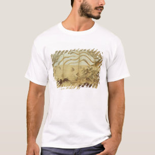 Mondschein-Winter-Landschaft T-Shirt