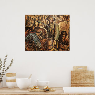 Mondscheinbrenner bei der Herstellung von White-Li Poster