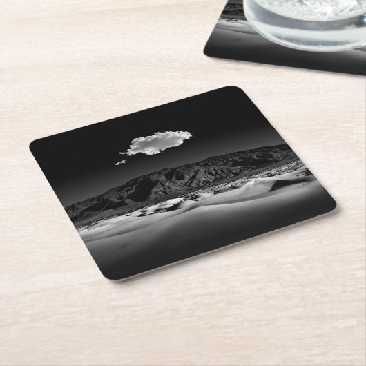 MondscheinSerenade Rechteckiger Pappuntersetzer (angewinkelt)