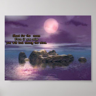 Mondschießen Poster