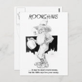 Mondschin. . . Liebe Dein Gegner Postkarte (Vorne/Hinten)