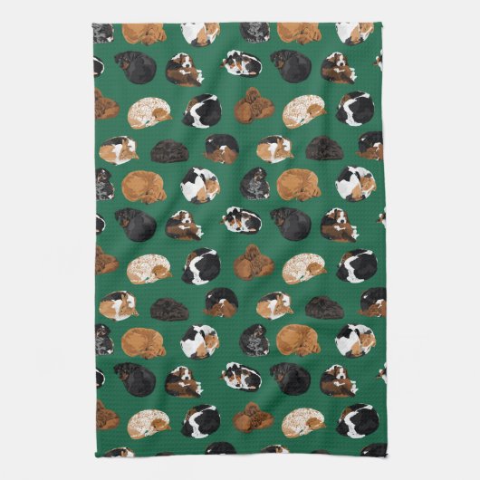 Mondschlange Geschirrtuch (Vertikal)