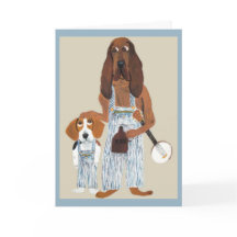 Mondschleicher-Hound und Beagle-Welpe