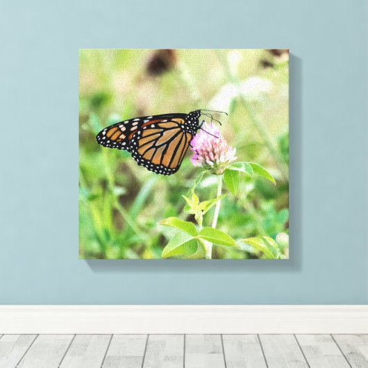 Mondschmetterling Leinwanddruck (Insitu (Holzboden))