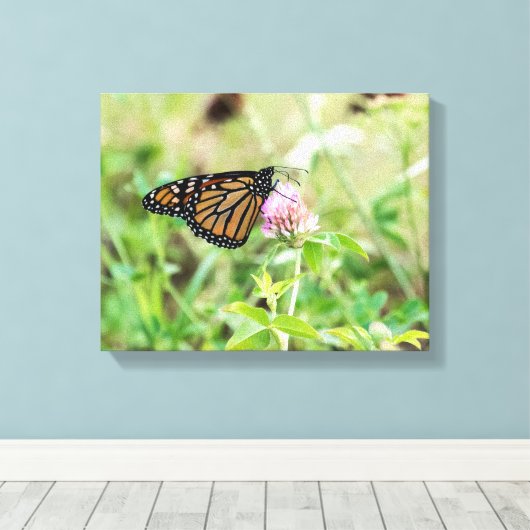 Mondschmetterling Leinwanddruck (Insitu (Holzboden))