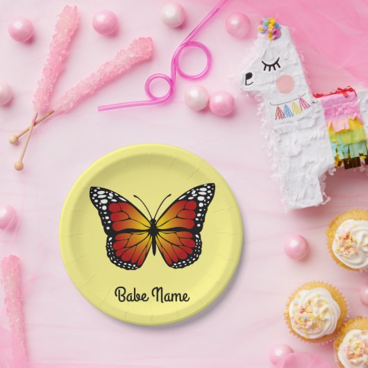 Mondschmetterling Pappteller (Party)