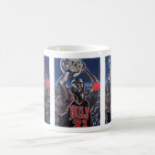 Mondschuss-Gemälde von Alfred Fox Kaffeetasse (Mittel)