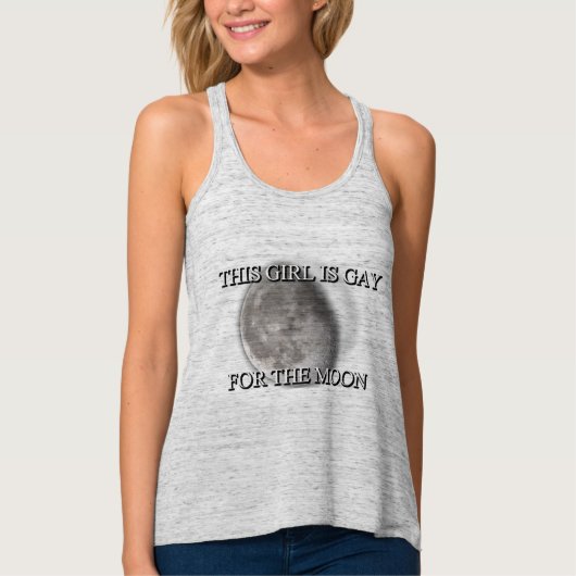 Mondschwul Tank Top (Vorderseite)