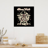 Mondspaziergang Astronaut Poster (Küche)