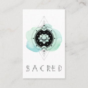 *~* Mondstars Lotus Heiliges Symbol für Nirvana Visitenkarte