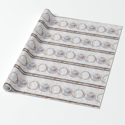Mondstein Dreifacher Mond Geschenkpapier (Ungerollt)