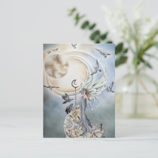 Mondstein Postkarte (Stehend Vorderseite)