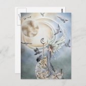 Mondstein Postkarte (Vorne/Hinten)