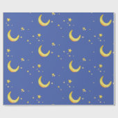 Mondsterne mit Halbmondstern, für den individuelle Geschenkpapier (Flach)