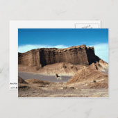 Mondtal, Atacama-Wüste, Chile-Wüste Postkarte (Vorne/Hinten)