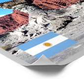 Mondtal - San Juan - Argentinien - Poster (Ecke)
