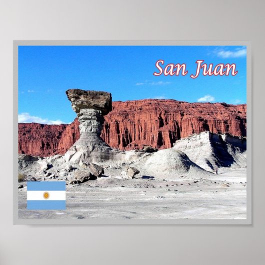 Mondtal - San Juan - Argentinien - Poster (Vorne)