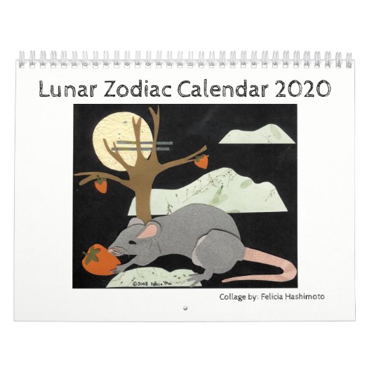 Mondtierkreis-Tier-Kalender Kalender (Titelbild)