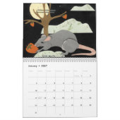 Mondtierkreis-Tier-Kalender Kalender (Jan 2027)