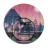 Mondtor im Garten. Schneidebrett (Vorderseite)