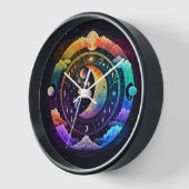 Mondträume Wanduhr (Winkel)