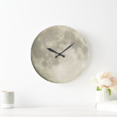 Monduhr Große Wanduhr (Zuhause)