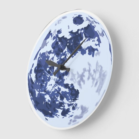 Monduhr Große Wanduhr (Winkel)