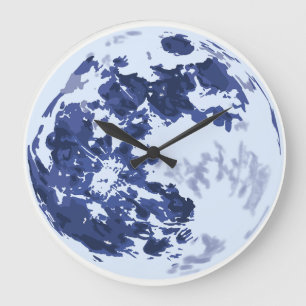 Monduhr Große Wanduhr