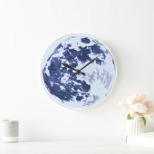 Monduhr Große Wanduhr (Zuhause)